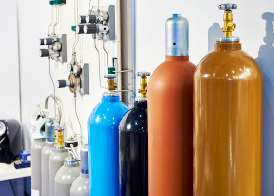 Gas Cylinders and Measuring Equipment