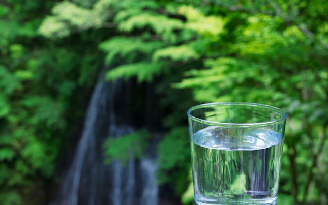 Glass of Fresh Natural Water