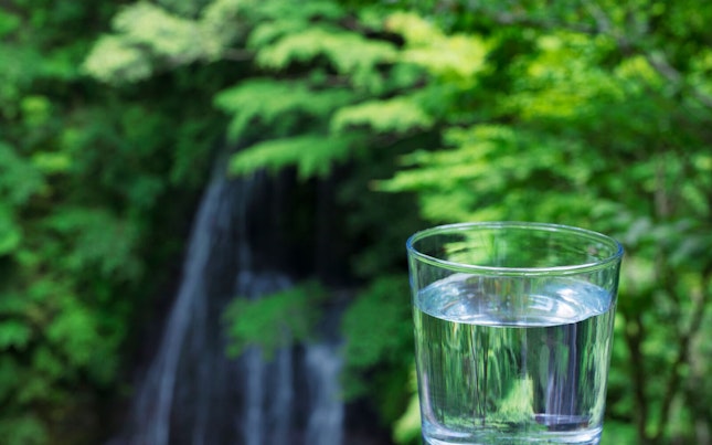 Glass of Fresh Natural Water