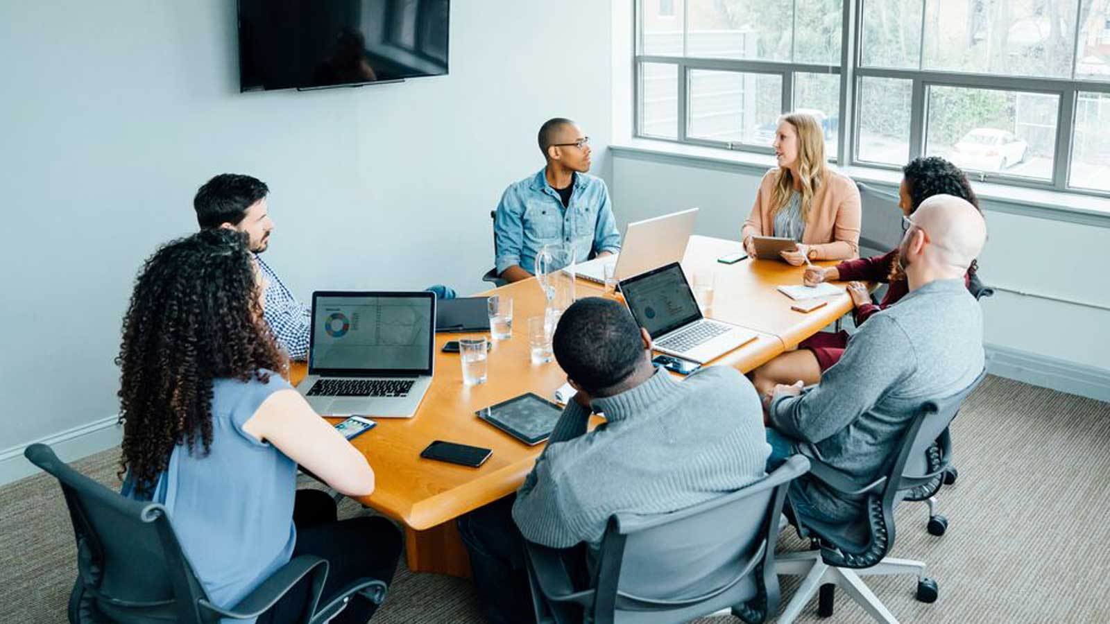 Group conference meeting