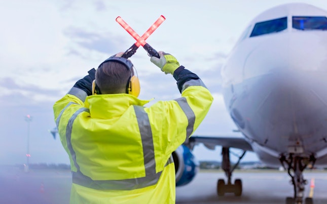 Light Trails in the City at Night