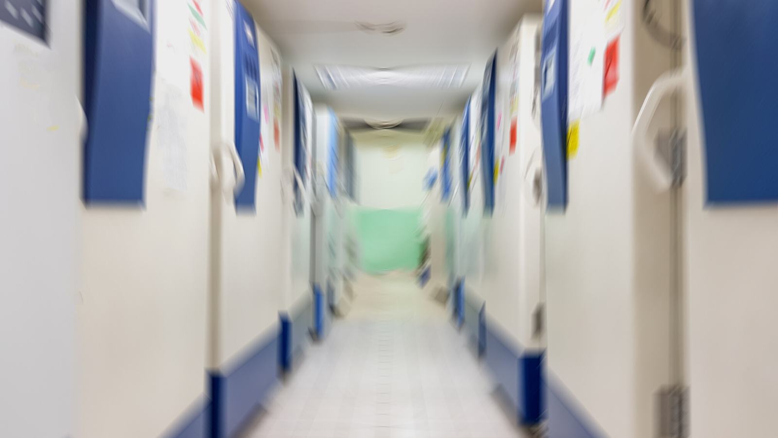 Gang van het laboratorium