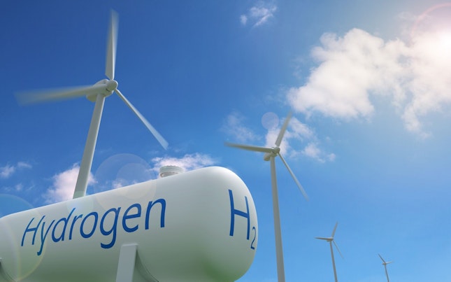 Hydrogen Tank and Windmills