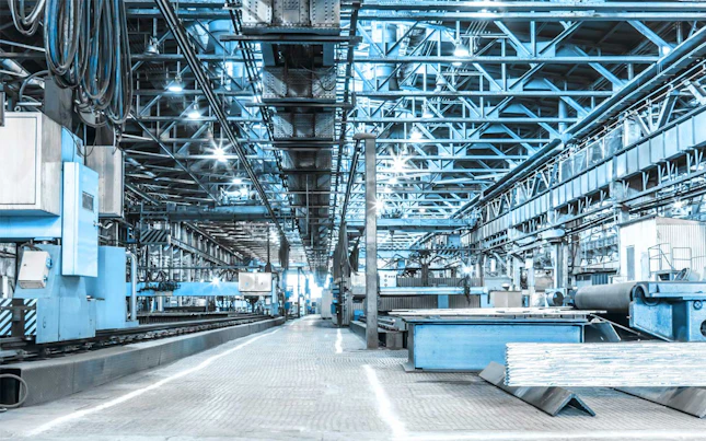 Industrial manufacturing plant