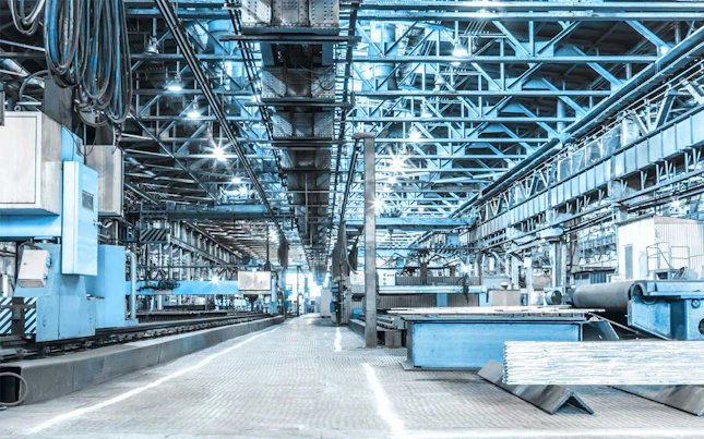 Industrial manufacturing plant