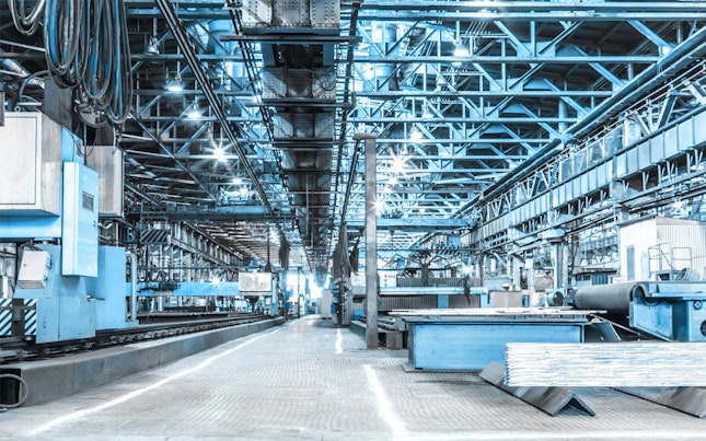 Industrial manufacturing plant