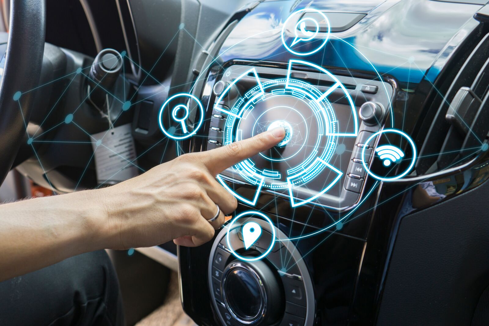 Control inteligente del sistema del automóvil