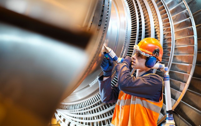 Light Trails in the City at Night