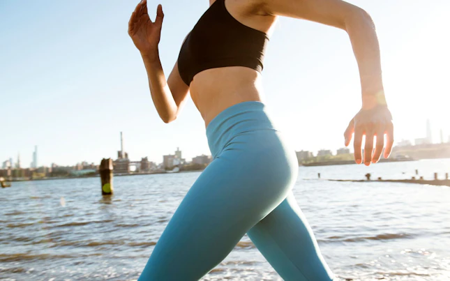 Lady wearing down jacket