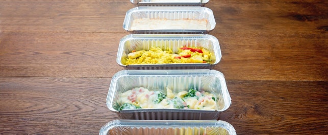 Salmon Fillet Packed in Food Factory