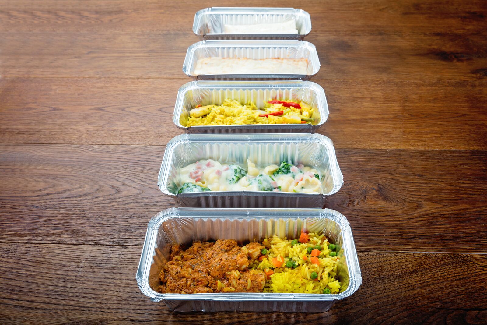 Salmon Fillet Packed in Food Factory