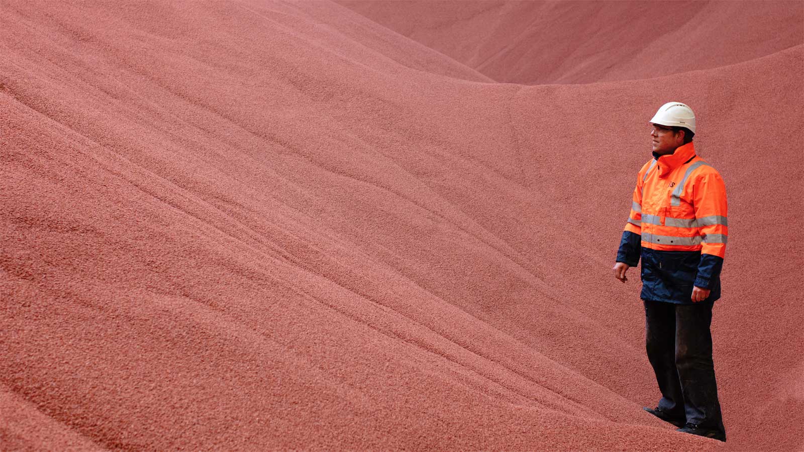 Inspeção de minerais e metais