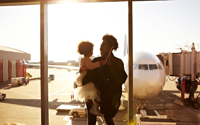 Light Trails in the City at Night