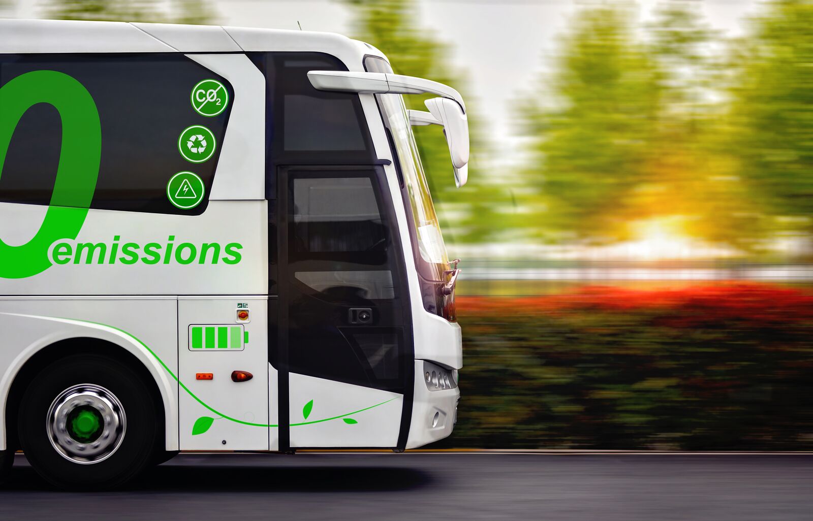 Cars on Motorway Digital Concept