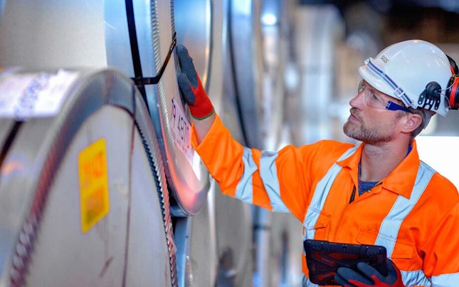 Quality check of steel roll