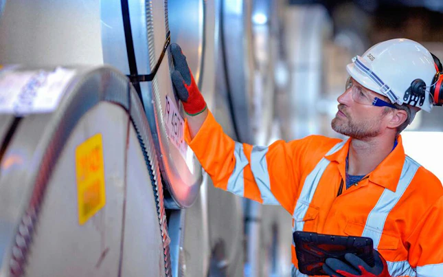 Quality check of steel roll