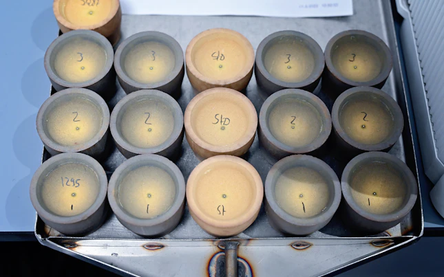 Scientist Doing Sampling Preparation and Physical Testing