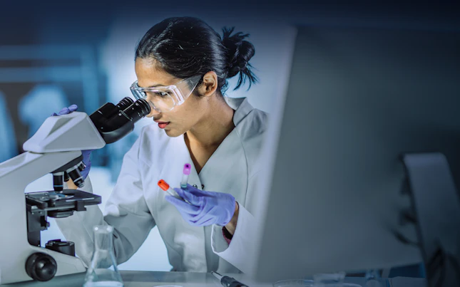 Scientist Working in a Laboratory