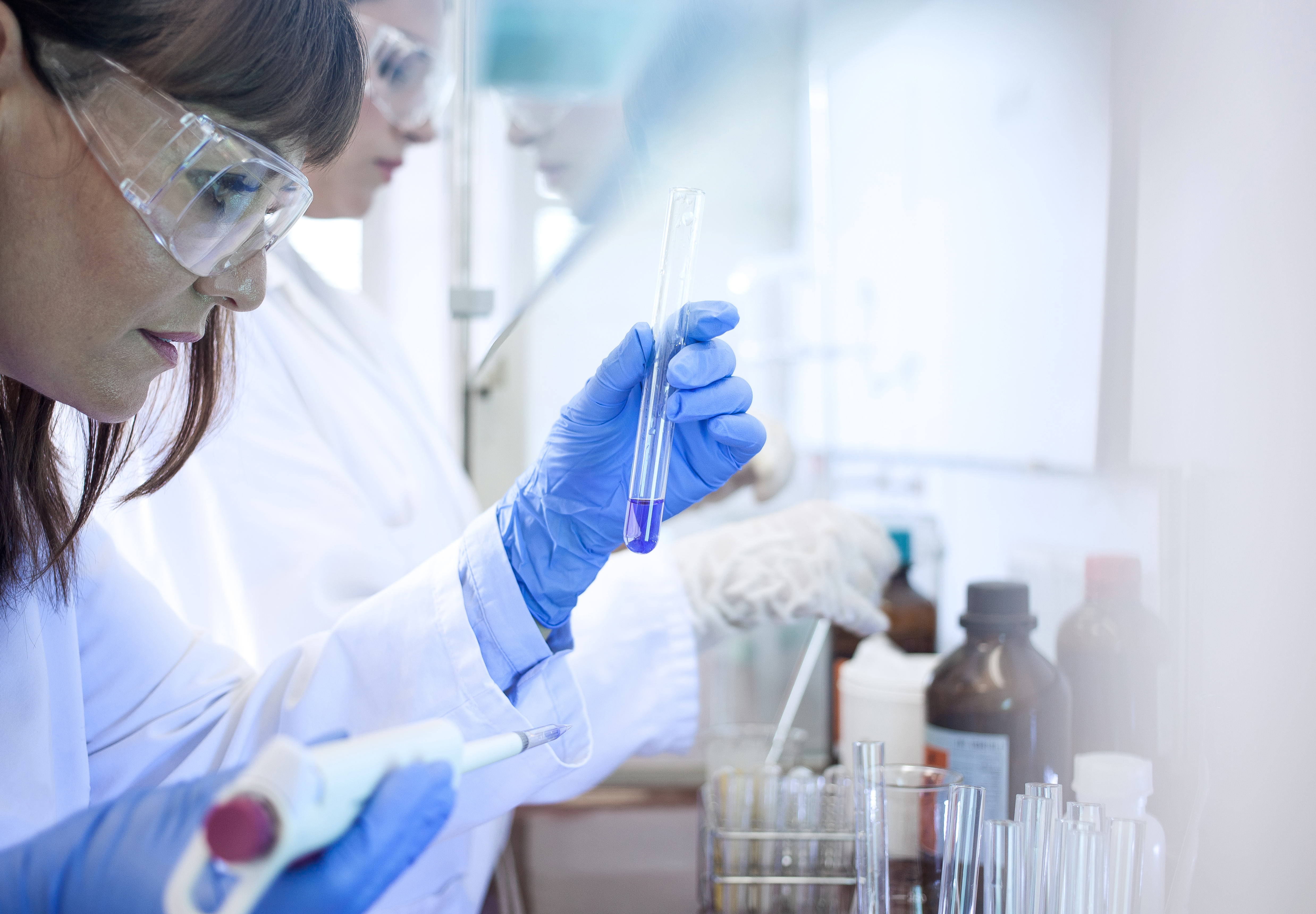 Scientist Working in Laboratory