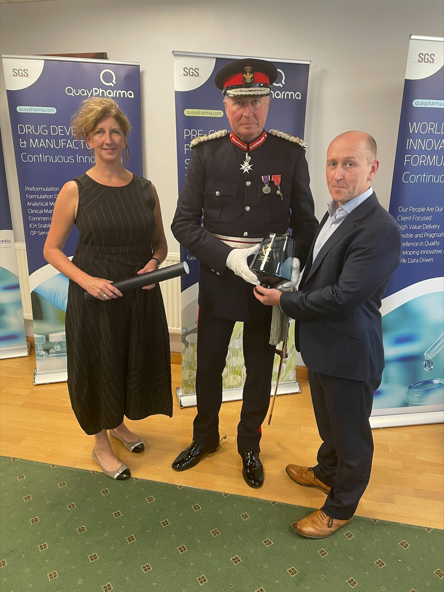 SGSs Quay Pharma Receives Queens Award for Enterprise