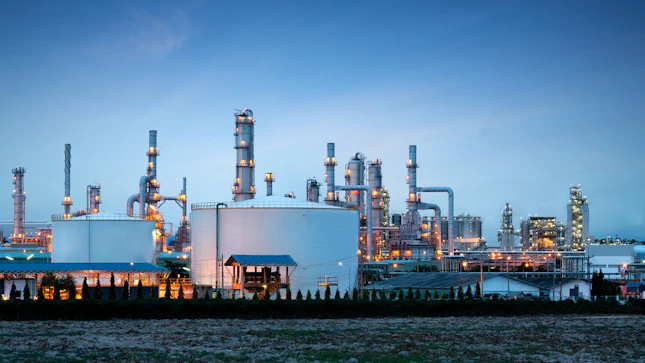 Planta de refinería de petróleo y gas