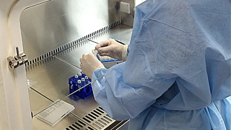 Testing Samples in SGS Glasgow Laboratory