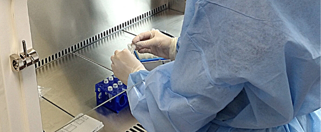 Testing Samples in SGS Glasgow Laboratory