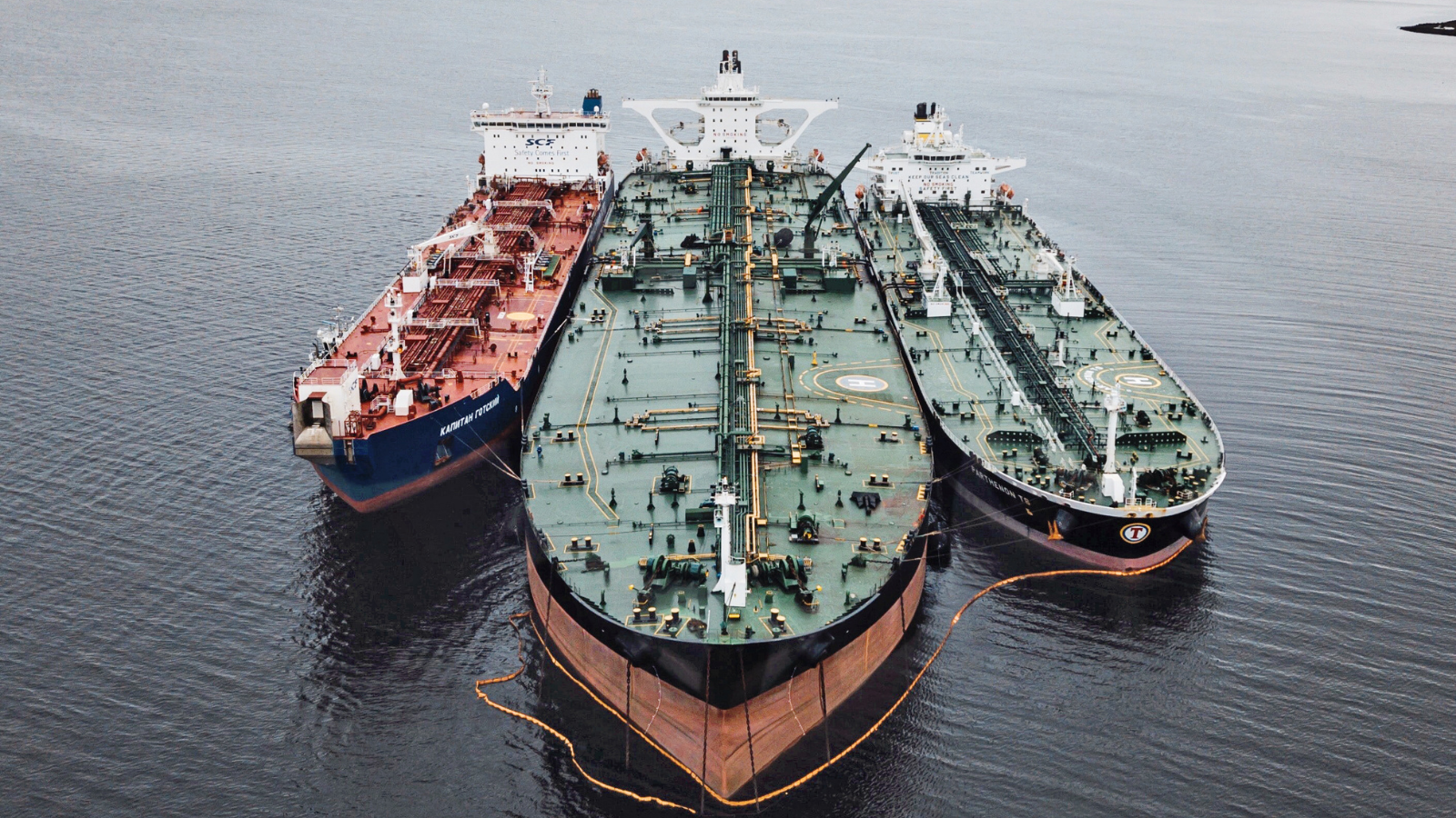 Three ships
