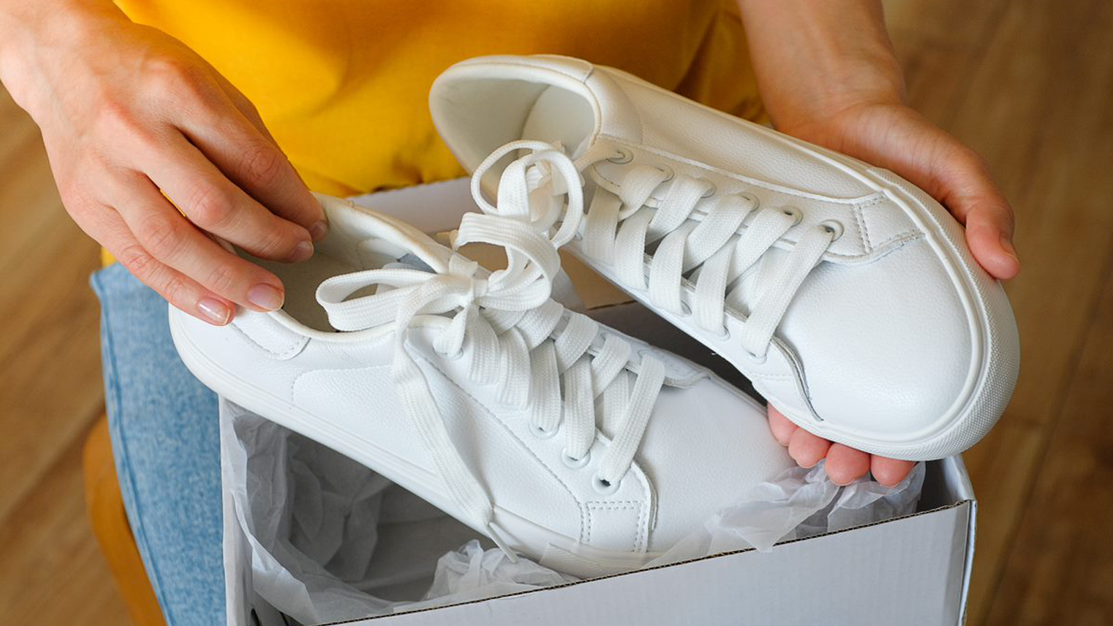 White Pair of Shoes