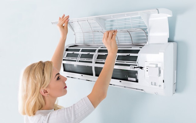 Luchtfoto van de kust