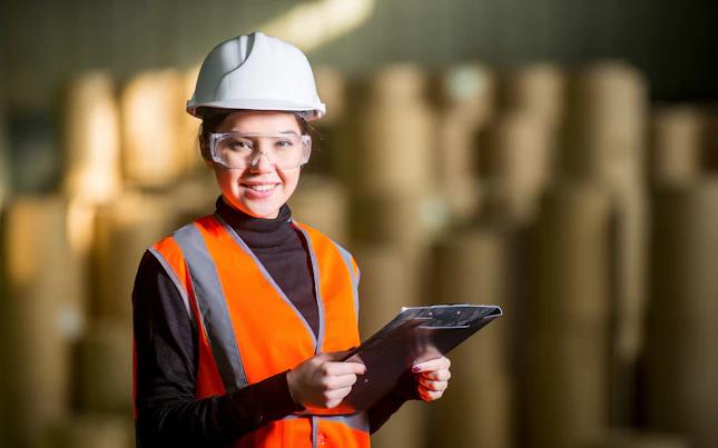 Light Trails in the City at Night