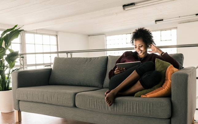 행복한 젊은 커플