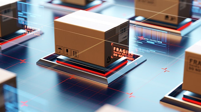 Concept van automatische logistiek