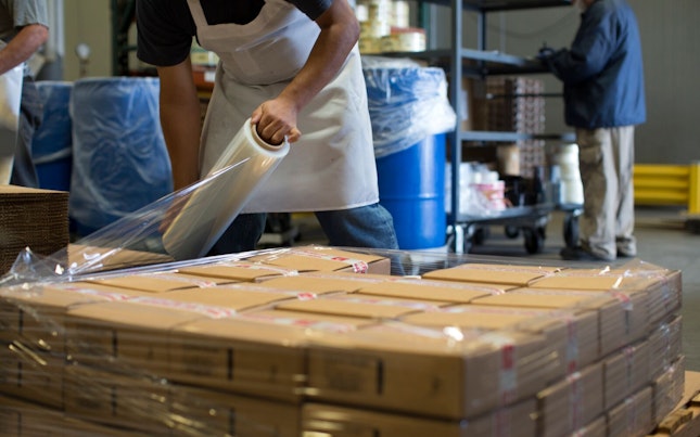 Canned goods in rotary