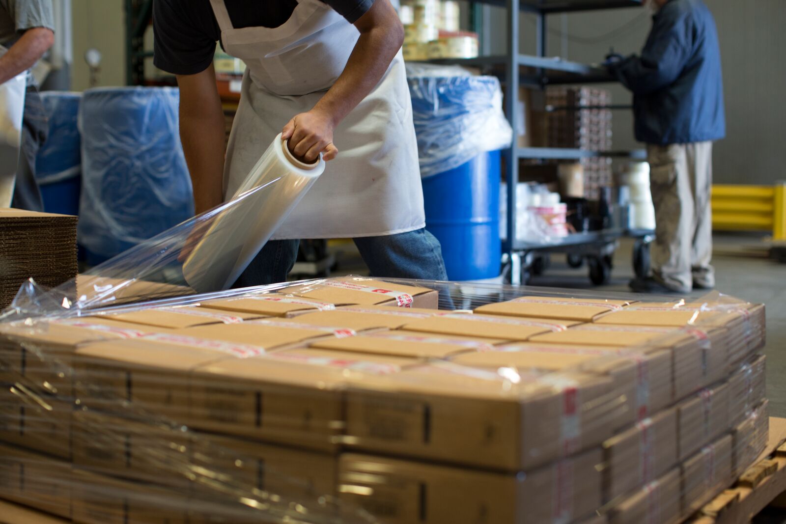 Canned goods in rotary