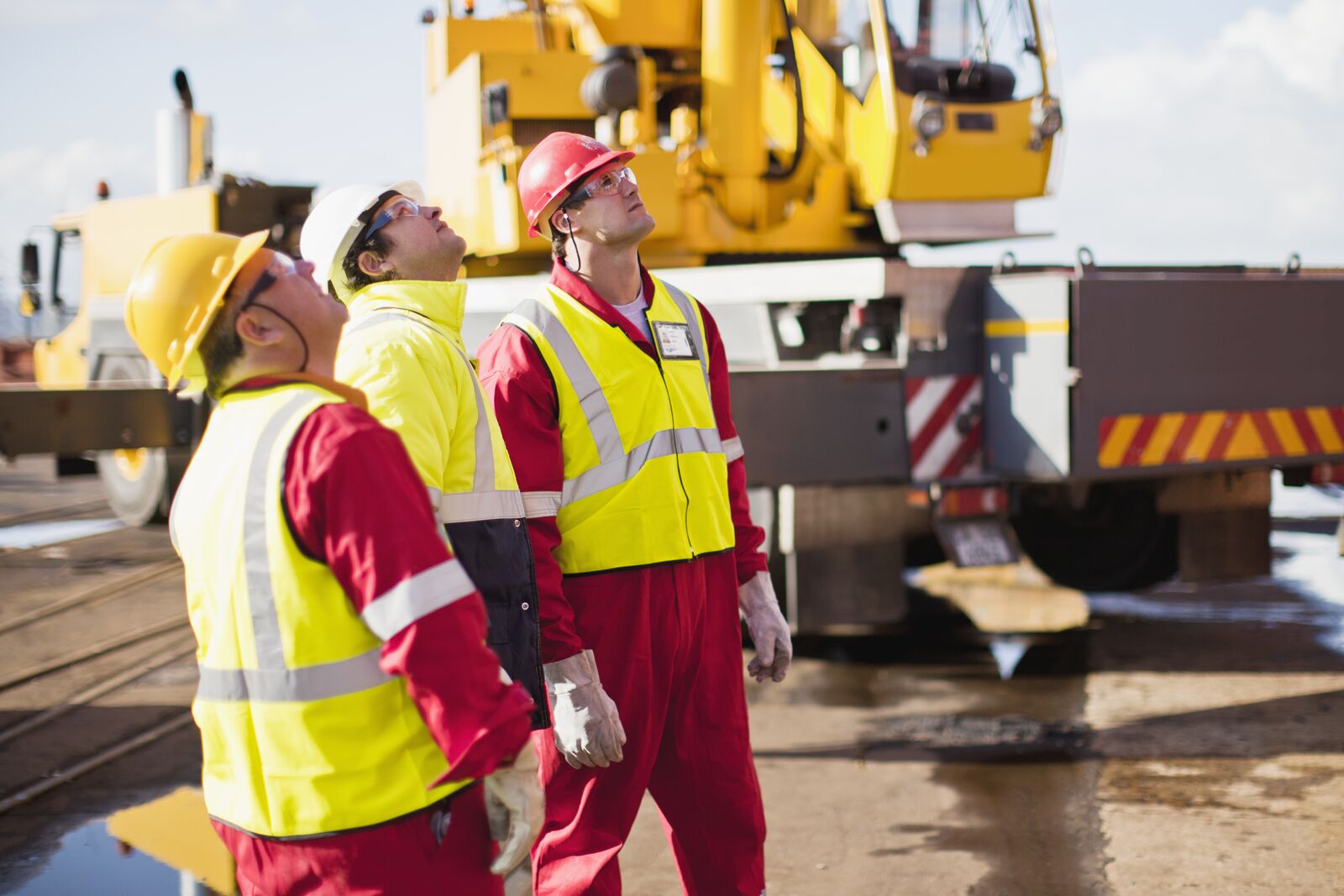Workers on Oil Rig